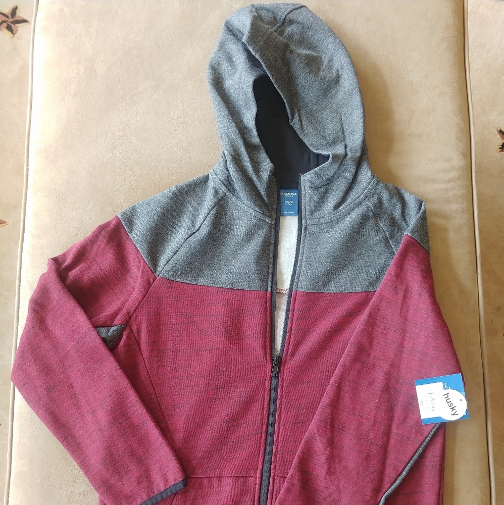 Arizona Jean Co. Boys Long Sleeve Hoodie Jacket